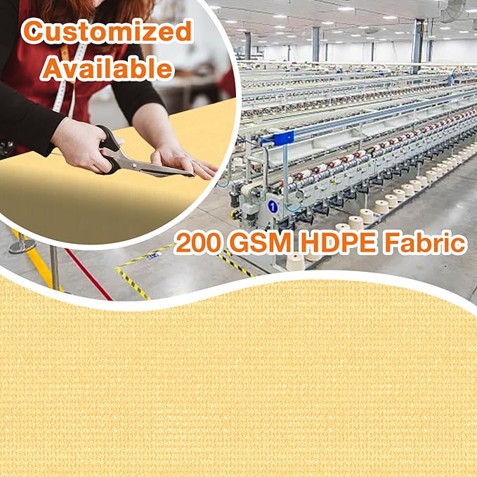 Artpuch Outdoor Pergola Shade Cover 9x24 FT Sun Shade Cloth - Image 2