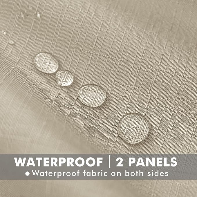 HolidayIdeas 4 Panels Outdoor Curtains - Image 2