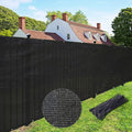 UPGRADE Privacy Fence Screen 8'x23' Black Outdoor 90% Visibility Blockage 170 by UPGRADE
