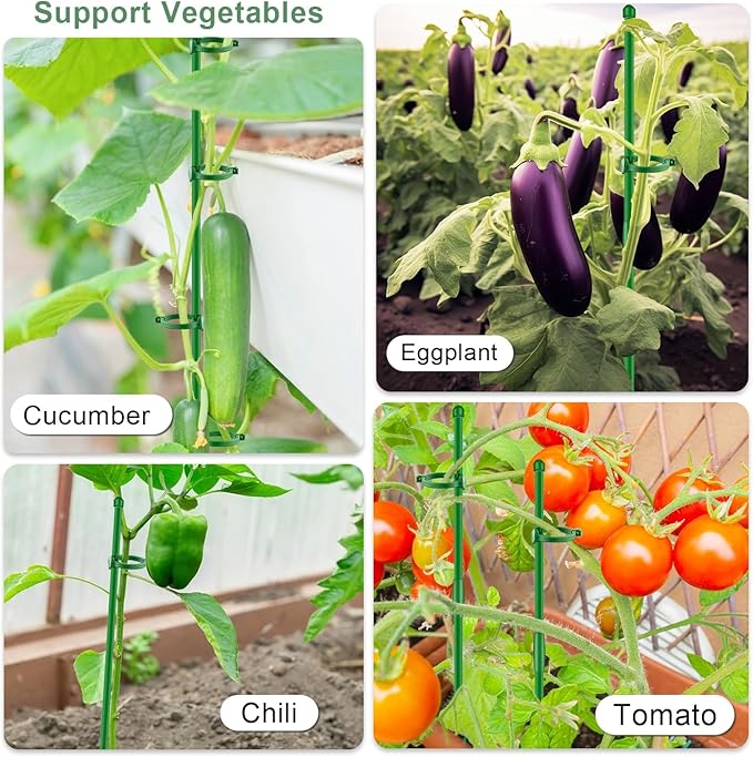 30Pcs Plant Support Stakes 17 inch SupKing Garden Orchid Sticks Extended to 3ft - Image 7