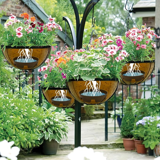 UPINS Invisible Self Watering Planter, 6 Set Self Watering Planter Insert - Image 7
