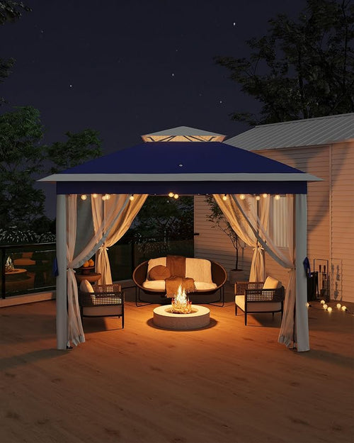 11'x11 Pop-Up Gazebo, Instant Outdoor Canopy Tent - Image 2
