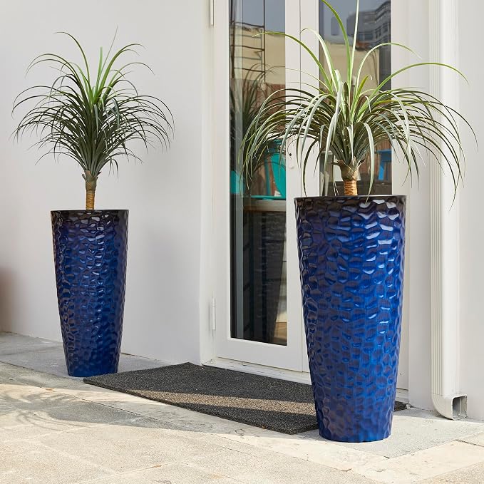 Glitzhome 31" H Oversized Tall Planter, Large Flower Containers - Image 6