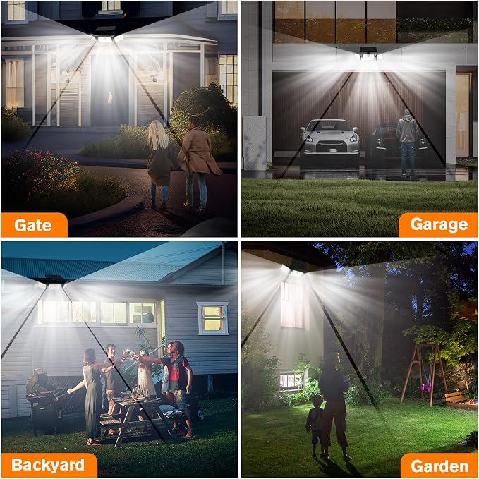 Solar Lights Outdoor, Quick Charge Solar Motion Deck Lights Outdoor - Image 7