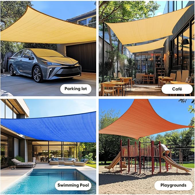 Quictent Large Triangular Sun Shade Sail 24x24x24ft - Image 3