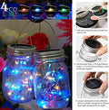 String Lights Mason Jar Lids, 12 Pack Solar LED with 30 Micro LEDs