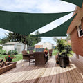 Patio Paradise 7' x 7' x 7' Sun Shade Sail Triangle Canopy Shade Cloth Fabric by Patio