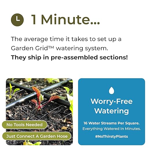 Garden Grid Watering System | Raised Garden Bed Drip Irrigation System – But - Image 4