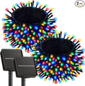 Brightown 2 Pack Solar String Lights Outdoor, Each 46Ft 120 LED Solar String by Brightown