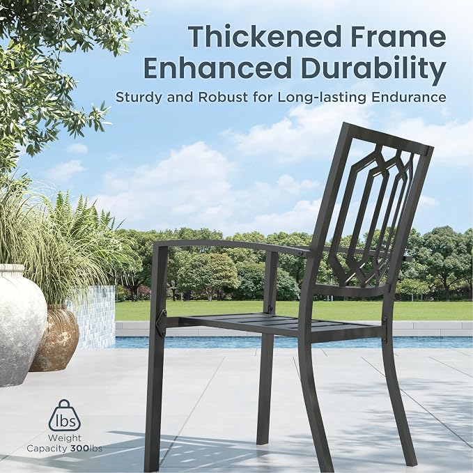PHI VILLA 5 Pieces Outdoor Dining Set - Image 6