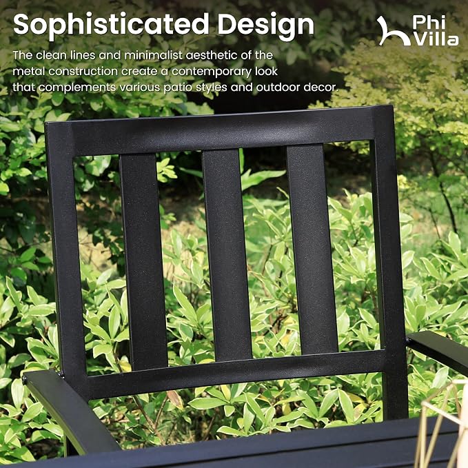 PHI VILLA 5 Pieces Outdoor Dining Set - Image 7