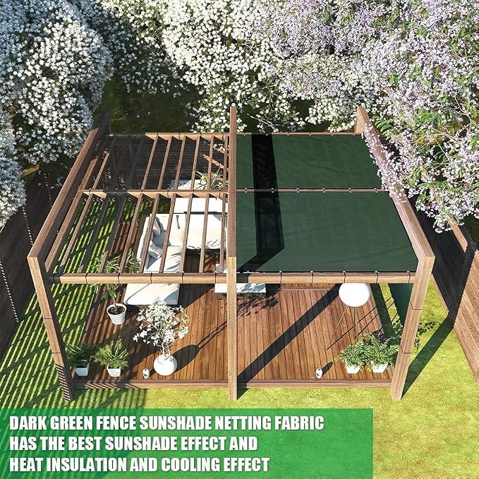 LITA 5' x 106' Garden Privacy Fence Screen Cover UV Protection - Image 6