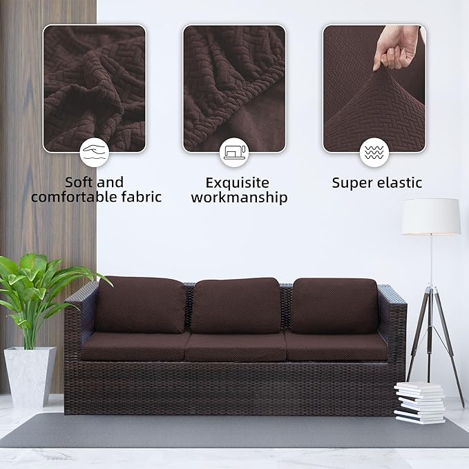 Sofa Covers, 8-Piece Stretch Fit Patio Seat Set