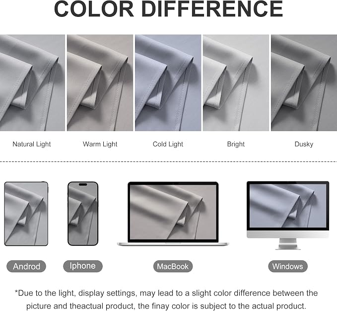 RYB HOME Outdoor Curtains Waterproof - Image 8