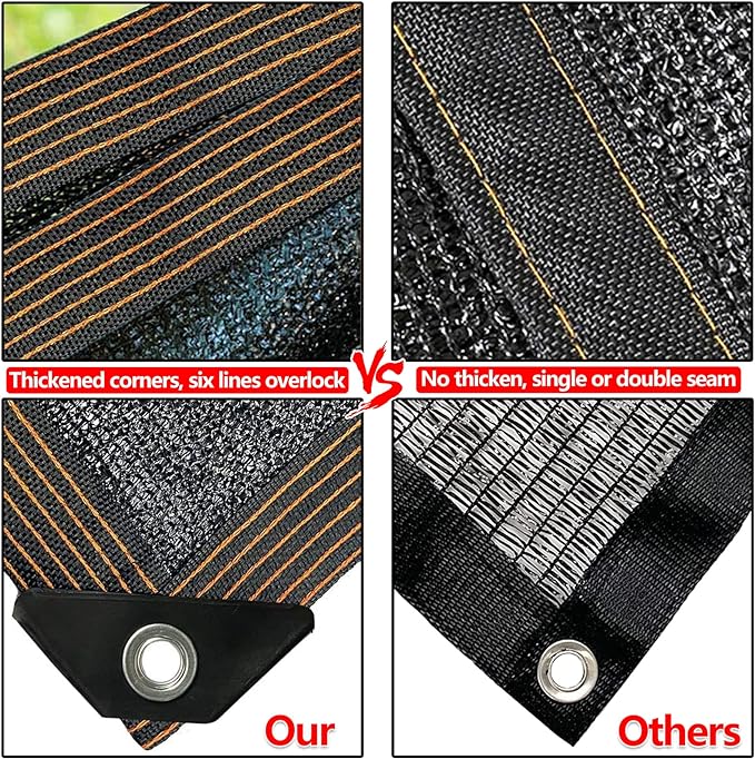 Shade Cloth 90% Sunblock Net for Garden Patio, Shade Sails -for Plants - Image 6