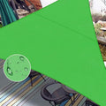 LOVE STORY Triangle 7'x7'x7' Waterproof Sun Shade Sail Canopy UV Block by LOVESTORY