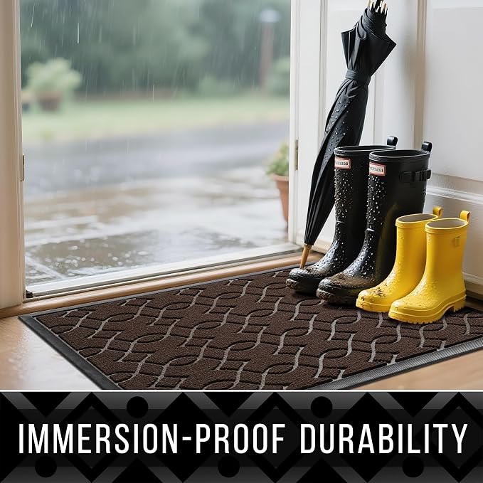 Yimobra Outdoor Runner Rug 72x24, All-Season Waterproof Doormat Outdoor Entrance - Image 4