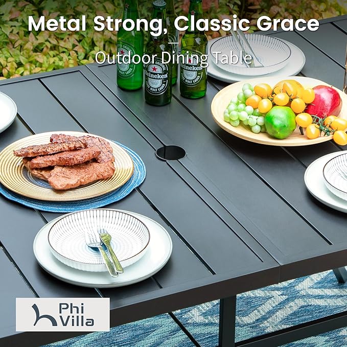 PHI VILLA 7 Piece Outdoor Dining Set - Image 6