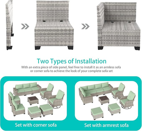 11-Piece Outdoor Patio Furniture Set - Image 2