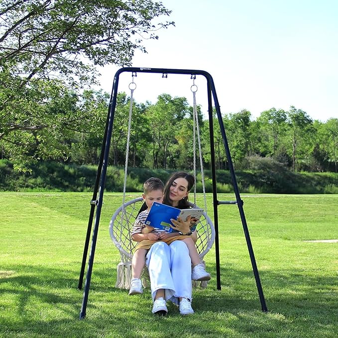 G TALECO GEAR Hammock Chair Stand, Heavy-Duty Steel 300LBS Multi-Use Hammock - Image 2