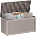 261 Gallon Outdoor Deck Box, Lockable Waterproof Outdoor Storage Boxes by MAIUSCOLI
