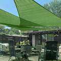 LOVE STORY Custom Size 12'x15'x19.2' Piquant Green Sun Shade Sail Right by LOVESTORY