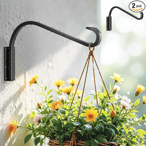 12 Inch 2 Pack Plant Hangers for Indoor/Outdoor Wall Mount by saffruff