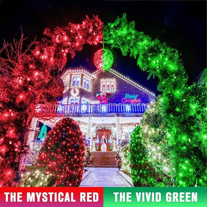 Color Changing LED String Lights, 168 ft, Outdoor, Remote