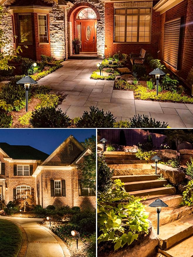 ZUCKEO LED Landscape Lighting Low Voltage Pathway Lights 12V 24V Landscape - Image 6