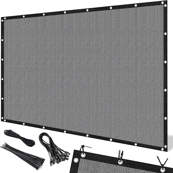 Artpuch 90% Sun Shade Cloth, 4 x 12 FT Pergola Shade Cover Canopy by Artpuch