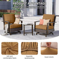 Cushion Covers, 8 Pack, Camel Stretch Slipcovers for Patio Furniture