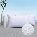 MIULEE Pack of 2 14x20 Outdoor Pillow Inserts, Outdoor Throw Pillows by MIULEE