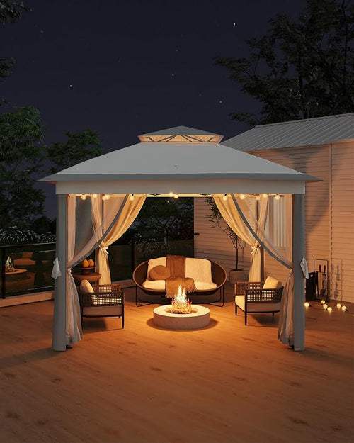 11'x11 Pop-Up Gazebo, Instant Outdoor Canopy Tent - Image 2