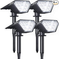 Biling Solar Spot Lights Outdoor, Bright 700 Lumen Solar Lights Outdoor by biling