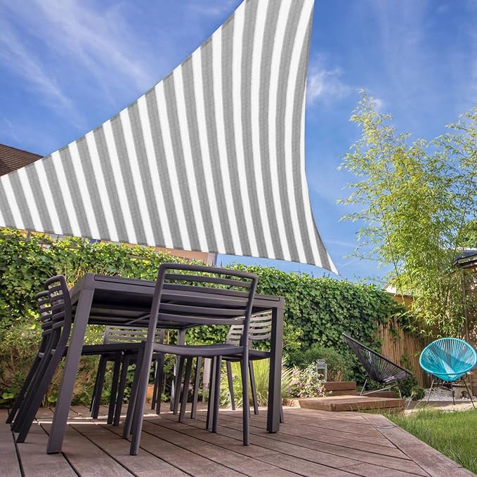 E&K Sunrise 2' x 2' x 2' Sun Shade Sail Triangle Canopy Shade Cover UV Block - Image 7