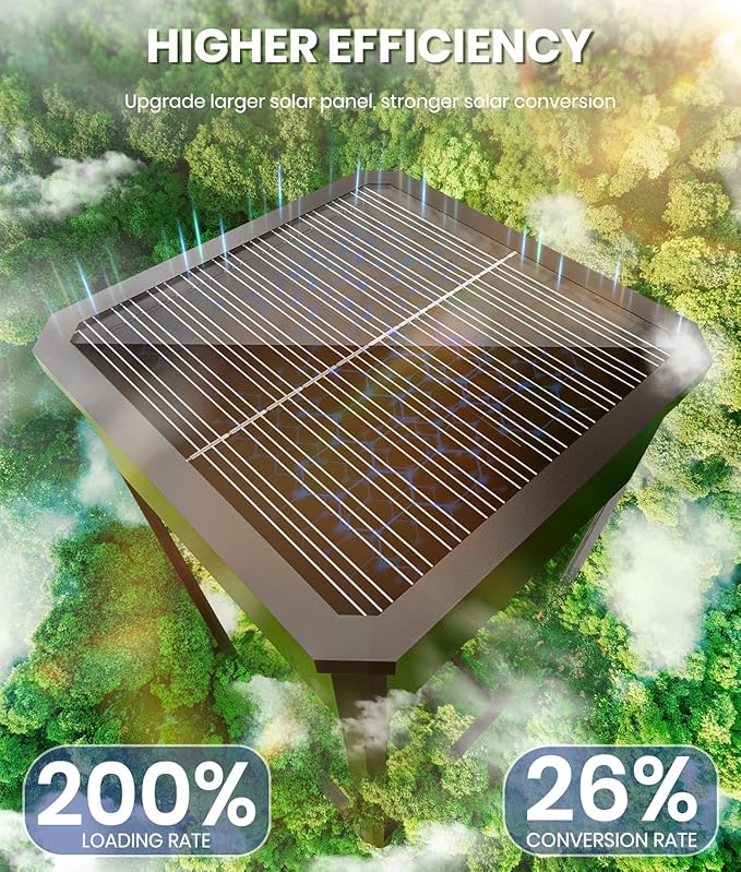 Bright Solar Pathway Lights Outdoor, 6 Pack IP65 Waterproof Solar Garden Lights - Image 2