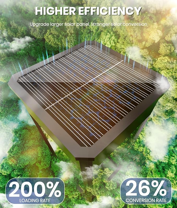 Solar Pathway Lights Outdoor, 6 Pack Solar Garden Lights Waterproof Bright LED - Image 2