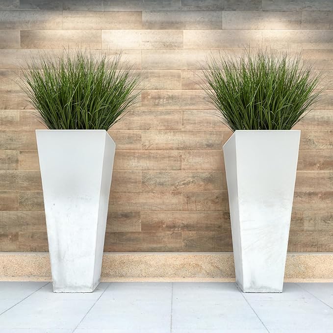 Artificial Plants Greenery 32-Piece Wheat Grass Set, 17.3 Inch Green Plastic