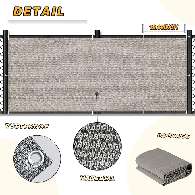 LOVE STORY Balcony Privacy Screen, UV Protection and Weather-Resistant - Image 5