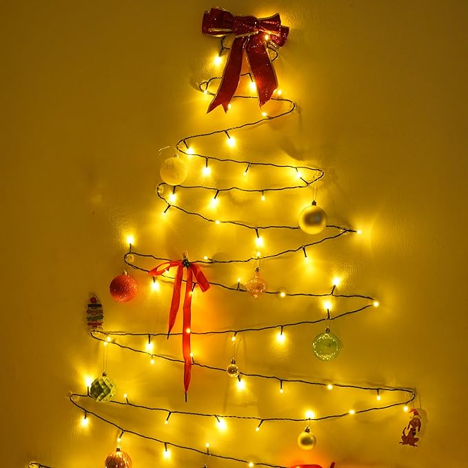 String Lights, 500 LED, 165 ft, Warm White, Outdoor Waterproof