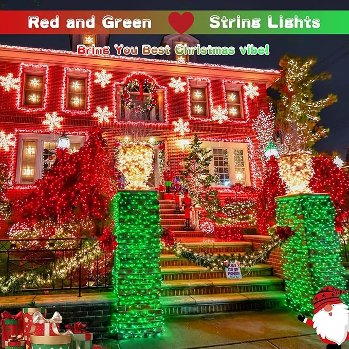 Color Changing LED String Lights, 168 ft, Outdoor, Remote
