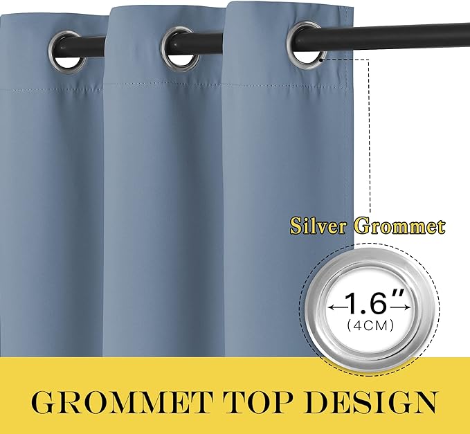 NICETOWN Patio Blackout Curtain Panels - Image 6