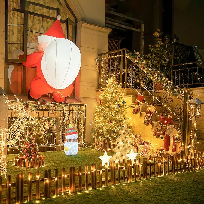 String Lights, 230 ft 720 LED Warm White Outdoor Christmas Lights with Reel