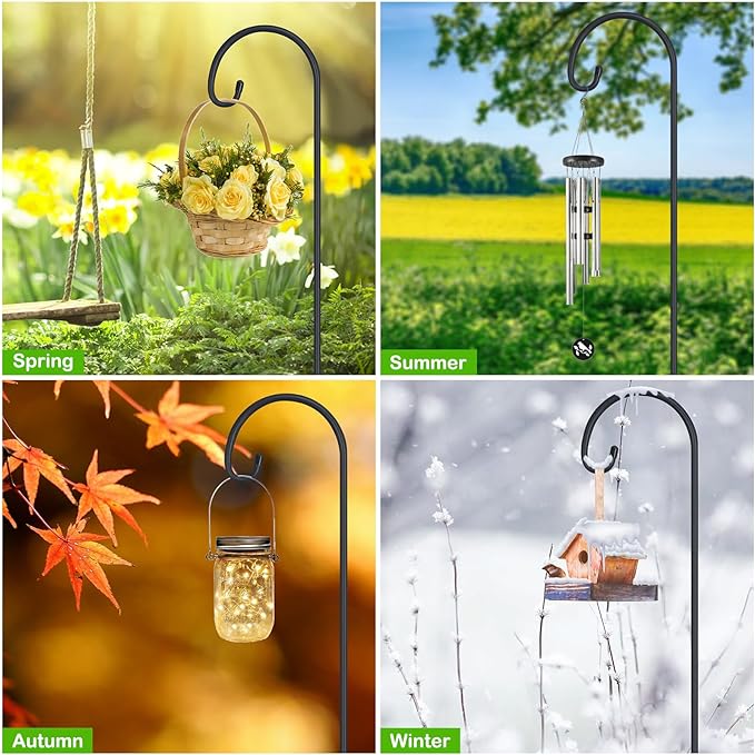 FEED GARDEN Adjustable 48 Inch Small Shepherd Hooks - Image 4