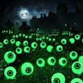 BrizLabs 4 Pack 24 LED Halloween Solar Lights, 2 Modes Outdoor Halloween by BrizLabs