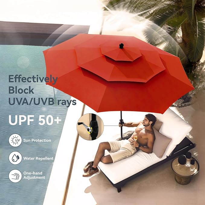 PHI VILLA Outdoor Dining Set 6 PCS - Image 8