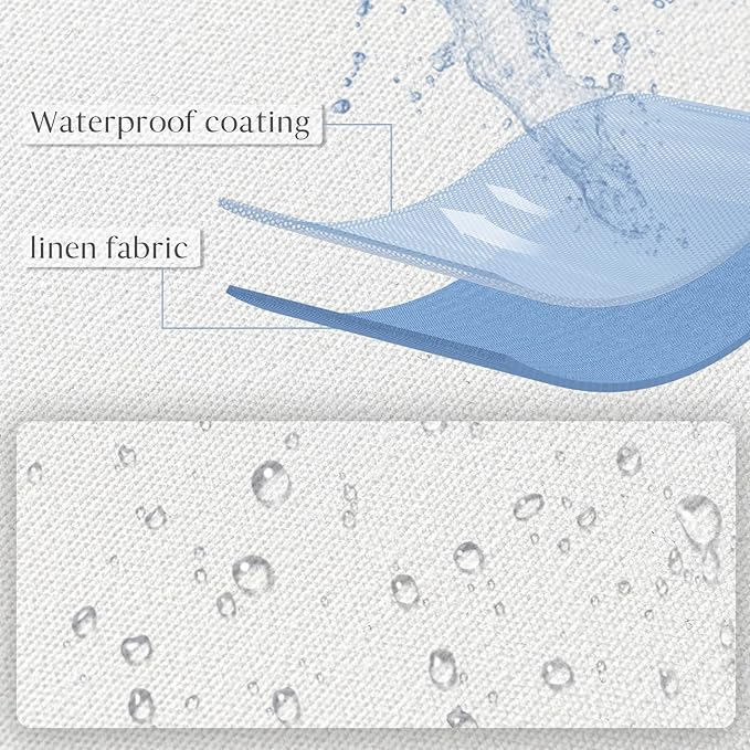 Ashler Outdoor Pillow Inserts, 12x20 Waterproof Throw Pillows Pack of 2 - Image 3