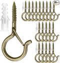 PlusRoc 20Pack Ceiling Hooks for Hanging Plants Outdoor String Lights Heavy Duty by PlusRoc