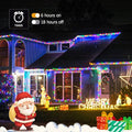 String Lights, 163 ft 500 LED Multicolor for Outdoor Christmas Decor