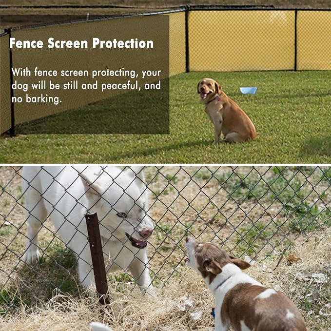 UPGRADE Privacy Fence Screen 6'x19' Sand Outdoor 90% Visibility Blockage 170 - Image 7